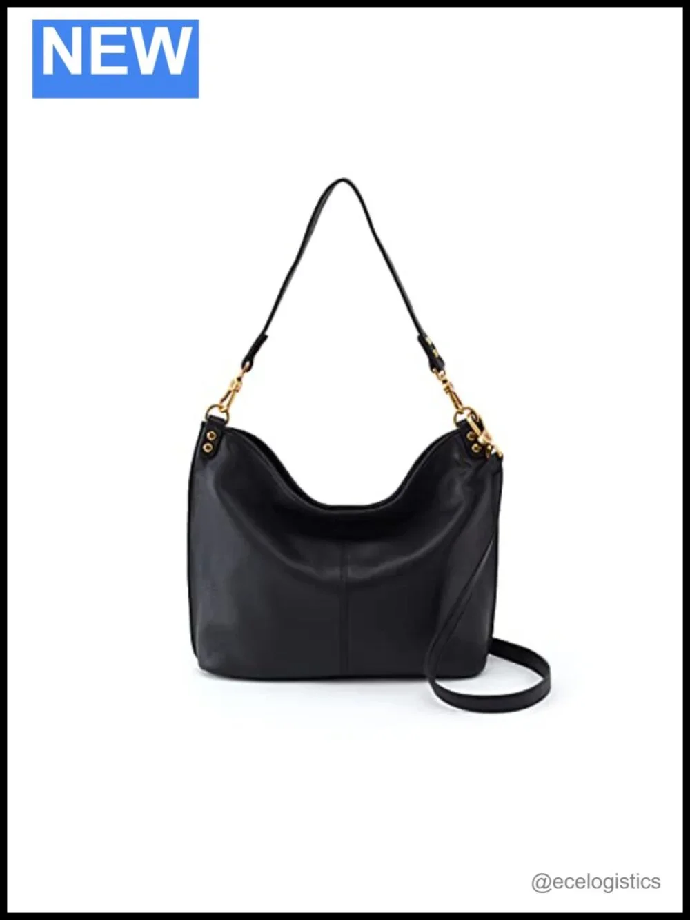 HOBO Pier Leather Shoulder Bag Convertible Crossbody Purse